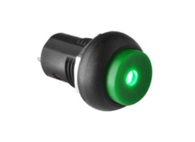 帶燈按鍵開(kāi)關(guān)PB22-M-1G-G-N