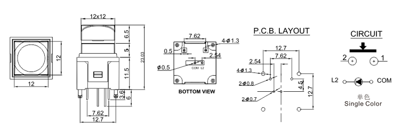 PB06-A單燈 PB06-A單燈