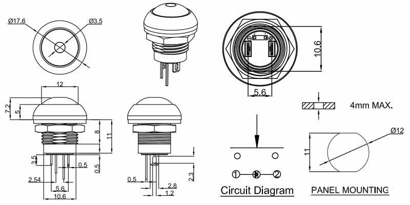 PB12帶燈 PB12帶燈